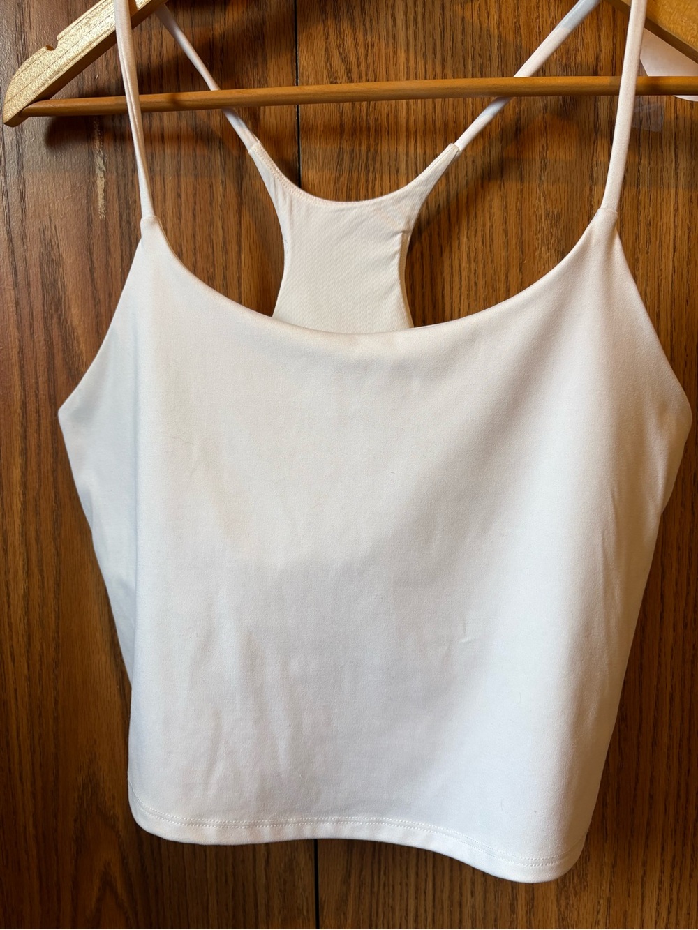 Athletic Works White Racerback Tank Top - Women's